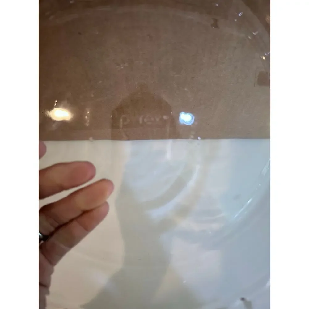 Pyrex Glass Round Shallow Quiche Flan Pie Baking Dish Fluted